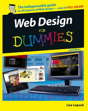 Web Design For Dummies by Lopuck, Lisa Paperback Book The Cheap Fast Free Post