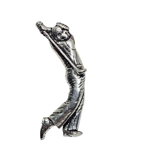 Golfer pin badge brooch - pin,