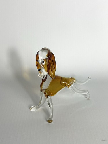 Vintage glass dog murano - vintage,
