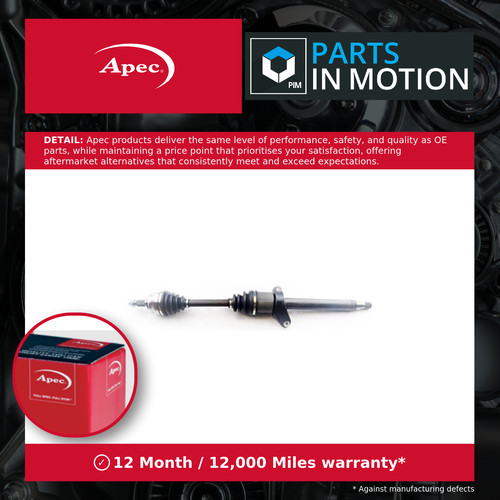 Drive shaft ads1680r apec - drive,