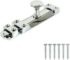 Heavy duty chrome door bolt - duty,