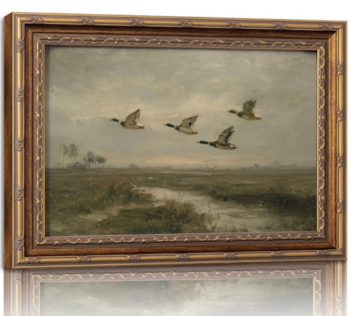 Vintage gold framed flying - vintage,