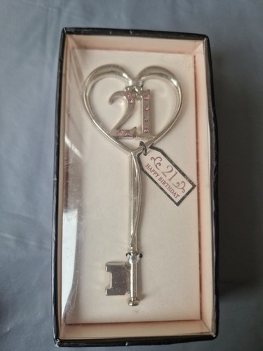 21st birthday key keepsake - 21st,