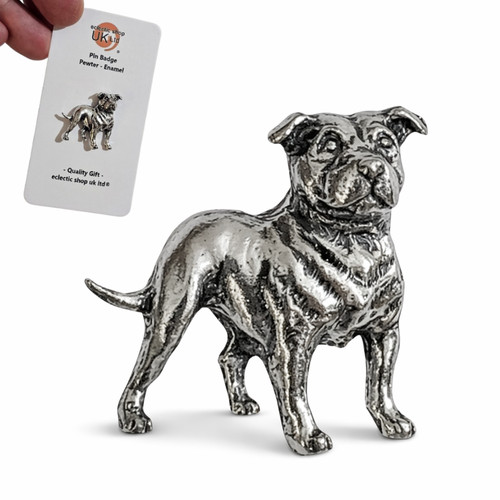 Staffordshire bull terrier - staffordshire, pin