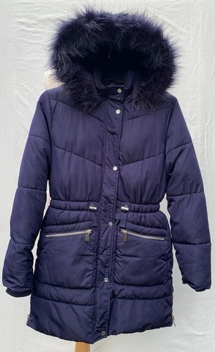 George long navy puffer - navy, coat