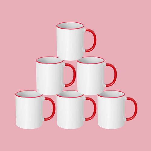 11oz coloured sublimation mugs - 11oz,