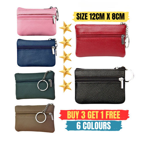 Women key ring leather - leather, mini