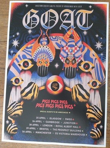Goat concert poster 2027 - goat, –