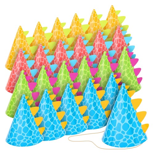 Blue panda dinosaur party hats - panda,