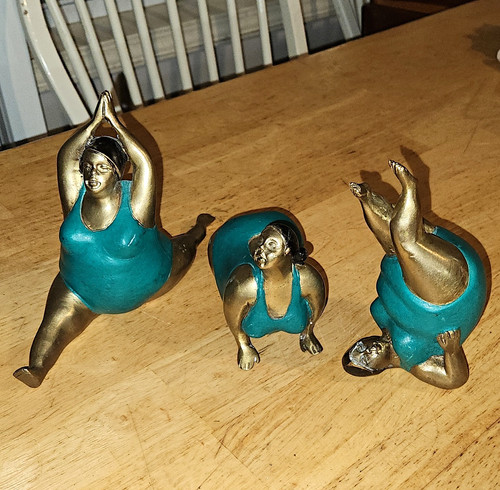 Set gold teal woman - teal,