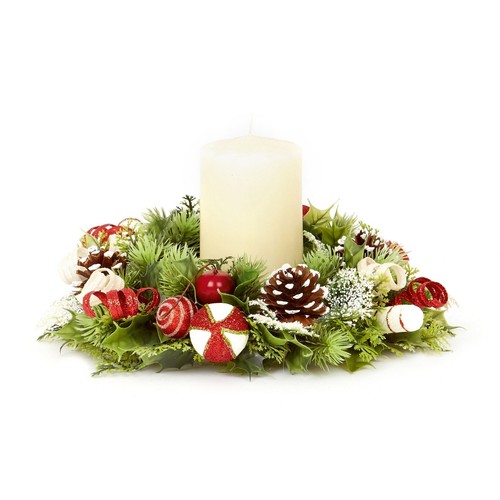 Decorative christmas candle - christmas,