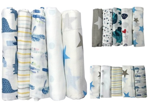 Large baby muslin - baby, squares