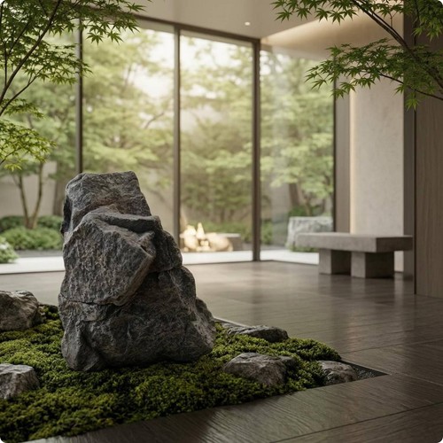 Foam rock model - model, texture