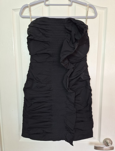 Karen millen black satin - millen,