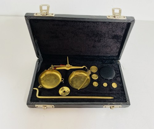 Vintage brass apothecary - brass,