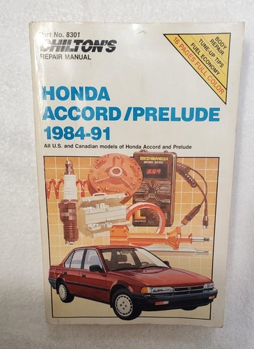 Chiltons honda accord - honda, /