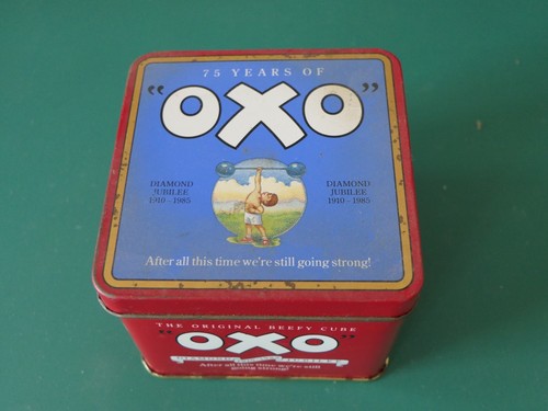 Vintage tin years oxo - vintage, of