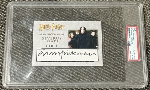 Alan rickman signed autograph - alan,