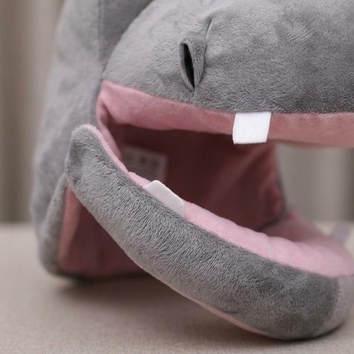 Fuzzy hippo hood - hippo, cute