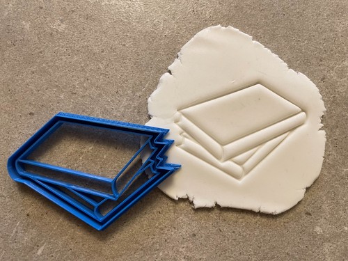 Book stack cookie - book,