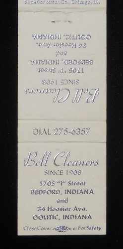 1960s bell cleaners since 1908 - since,