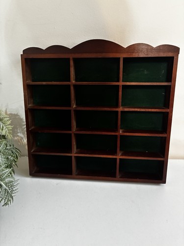 Vintage wooden display - vintage,