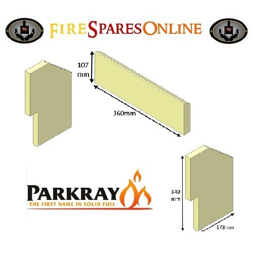 Full set fire bricks to - of,