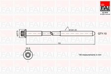 Fai b701 cylinder head - head, bolt