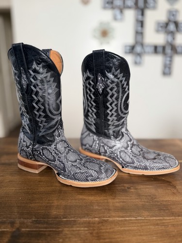 Alfa western wear python boots - western,