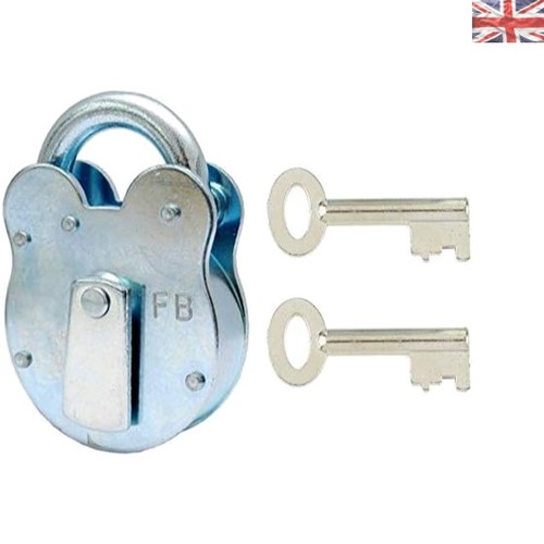 Elegant old english padlock - old,