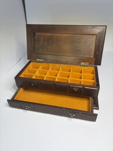 Vintage wooden valet jewelry - vintage,