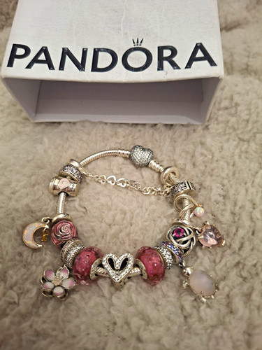 Pandora silver chain - silver, charm