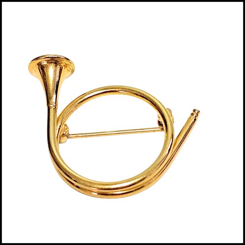 Gold tone french hunting - gold,