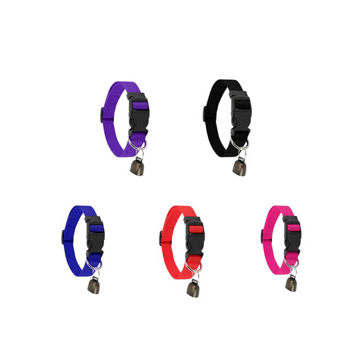 Adjustable bell collar - bell, nylon