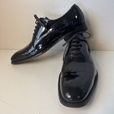 Grenson black leather polished - black,