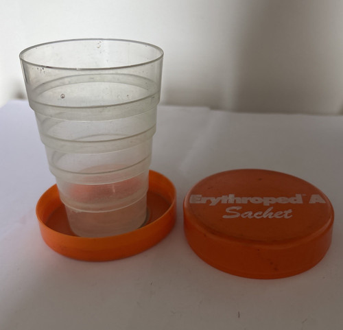 Vintage orange plastic - vintage,