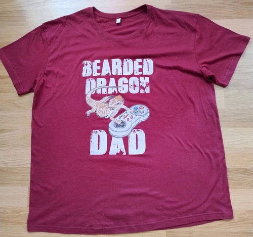 Bearded dragon dad shirt - bearded,