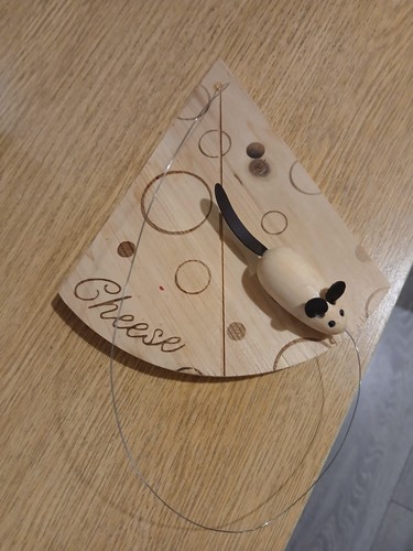 Cute triangular wooden cheese - cute,