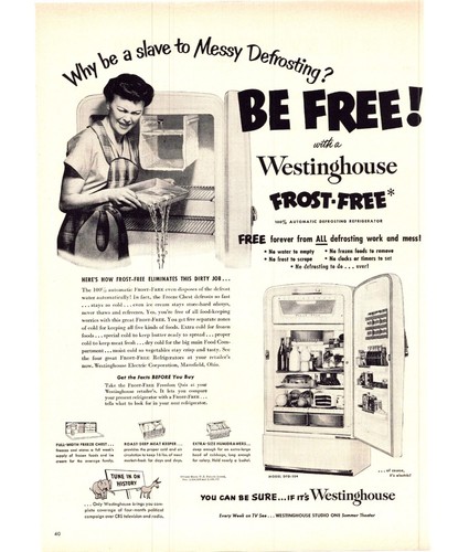 1952 westinghouse frost free - 1952,