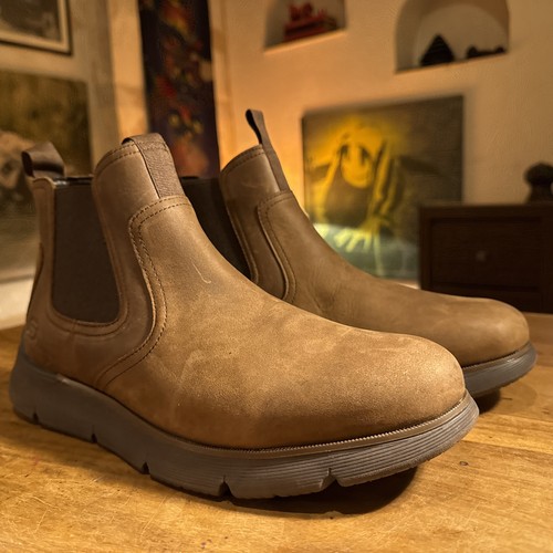 Skechers men brown leather - men’s,