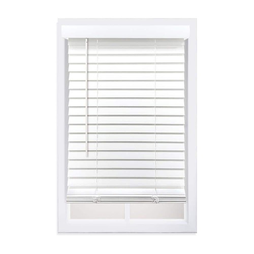 Smooth white cordless faux - smooth,