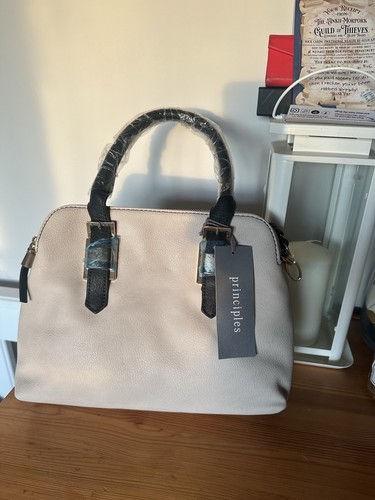 Principles handbag cream and - -,