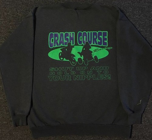 Vtg crash course racing shut - crash,
