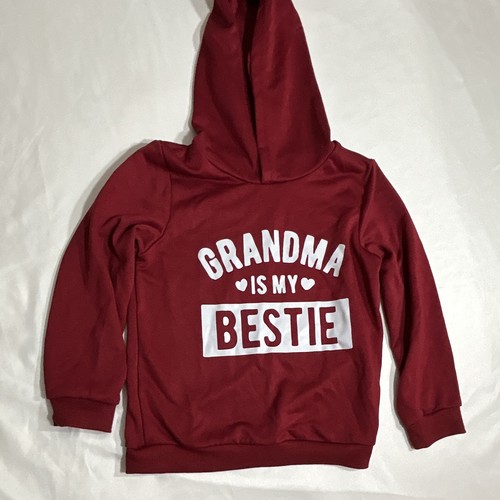 Girls red pullover - red, hoodie