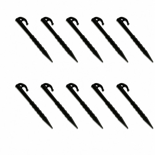 145mm black plastic - 10,