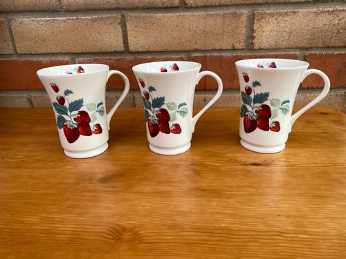Laura ashley strawberries - laura, mugs