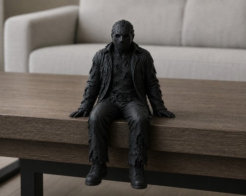 Horror ledge sitter statue - sitter,