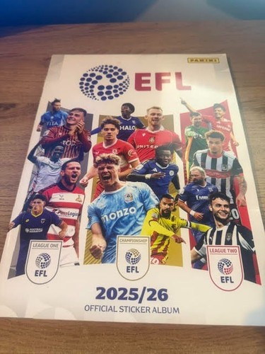 Panini efl 2025 sticker - efl, 2025/26