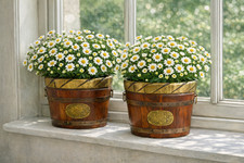 Handcrafted wooden planter - handcrafted,