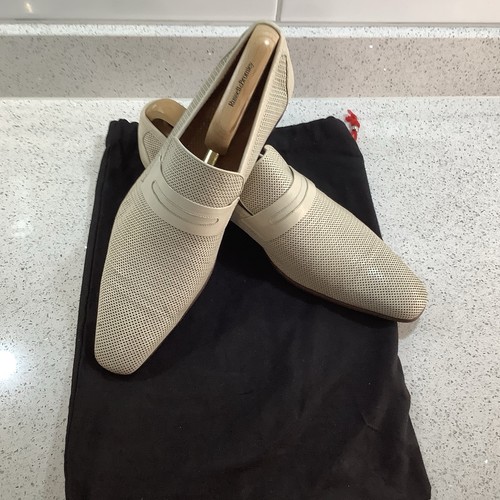 Stemar beige leather men - leather, men’s